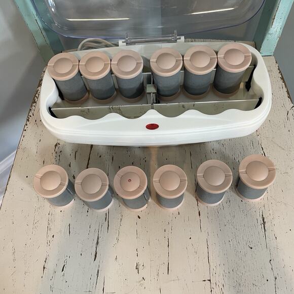 Conair Big Curls and Waves Jumbo Ceramic Hot Rollers 1 1/2 Inch - Pink - Picture 6 of 9